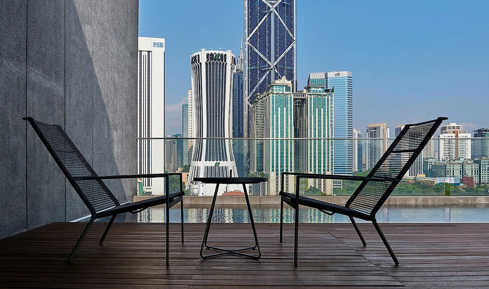 Dedaun balcony overlooking Kuala Lumpur